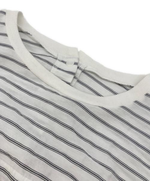 BEARDSLEY（ビアズリー）BEARDSLEY (ビアズリー) ストライプブラウス ホワイト サイズ:Fの古着・服飾アイテム