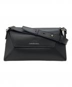 CHARLES & KEITHチャールズアンドキース）の古着「ナスリン ジオメトリックショルダーバッグ」｜ブラック