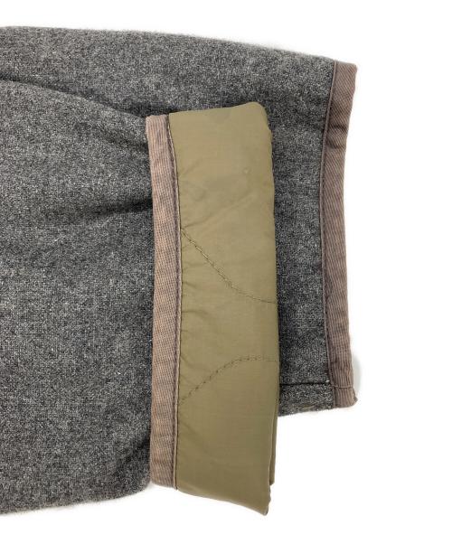 COMME des GARCONS COMME des GARCONS（コムデギャルソン コムデギャルソン）COMME des GARCONS COMME des GARCONS (コムデギャルソン コムデギャルソン) 異素材切替ライナーコート グレー×オリーブ サイズ:ＸＳの古着・服飾アイテム