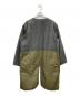 COMME des GARCONS COMME des GARCONS (コムデギャルソン コムデギャルソン) 異素材切替ライナーコート グレー×オリーブ サイズ:ＸＳ：11000円