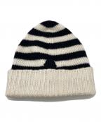 MONCLERモンクレール）の古着「ニット帽」｜ホワイト×ブラック