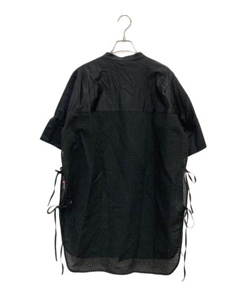 mint designs（ミント デザインズ）mint designs (ミント デザインズ) シルク混コットンレースブラウス ブラック サイズ:2の古着・服飾アイテム