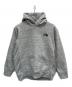 THE NORTH FACE（ザ ノース フェイス）の古着「バックスクエアロゴフーディー」｜グレー