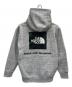 THE NORTH FACE (ザ ノース フェイス) バックスクエアロゴフーディー グレー サイズ:M：5000円