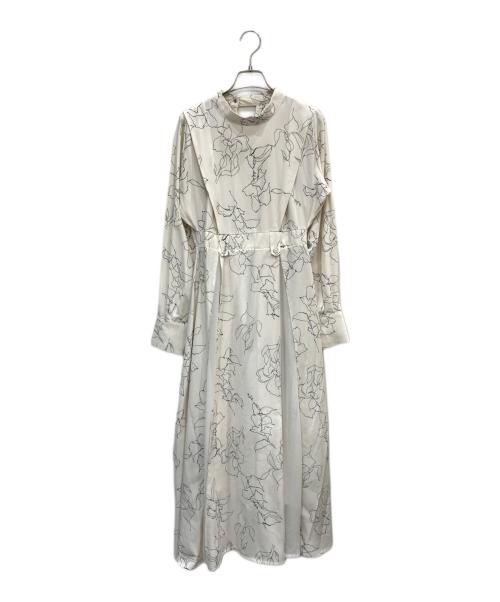 &g'amie（アンジェム）&g'amie (アンジェム) 花柄ロングワンピース ホワイト サイズ:F 未使用品の古着・服飾アイテム