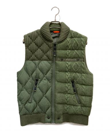 中古・古着通販】DIESEL (ディーゼル) ニット切替ダウンベスト