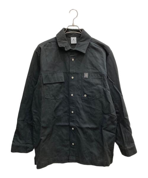 JORDAN（ジョーダン）JORDAN (ジョーダン) スナップトラッカージャケット ブラック サイズ:Lの古着・服飾アイテム