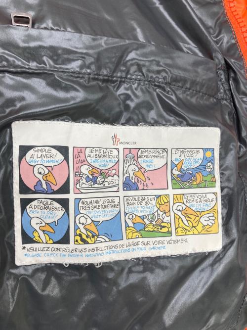 MONCLER（モンクレール）MONCLER (モンクレール) ｢TIB GILET｣ダウンベスト オレンジ サイズ:3の古着・服飾アイテム