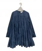 merletteマーレット）の古着「SOLIMAN DRESS」｜ネイビー