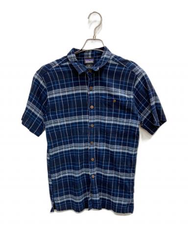 patagonia パタゴニア チェックシャツ　メンズ　Mサイズ 中古・古着通販】Patagonia (パタゴニア) チェックシャツ ブルー