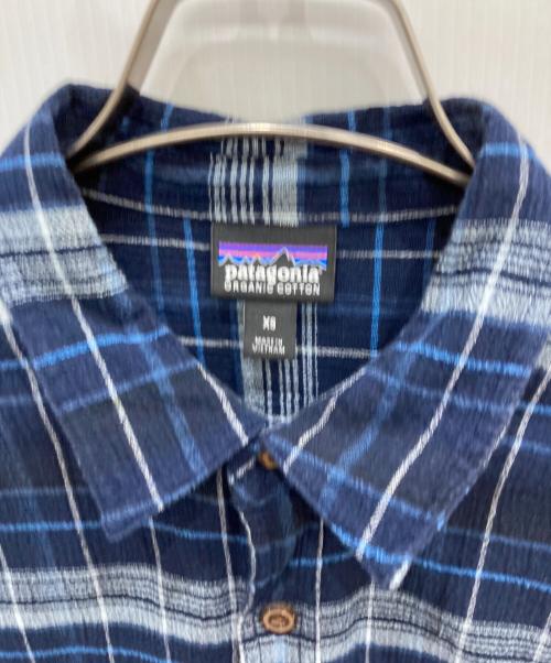 Patagonia（パタゴニア）Patagonia (パタゴニア) チェックシャツ ブルー サイズ:XSの古着・服飾アイテム