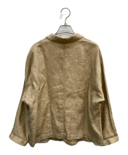 nest Robe（ネストローブ）nest Robe (ネストローブ) リネンジャケット ベージュ サイズ:表記なしの古着・服飾アイテム