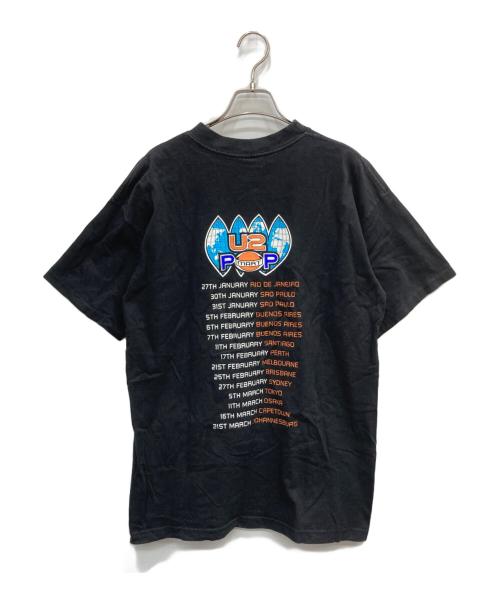 U2（ユーツー）U2 (ユーツー) 90's U2 ツアーTシャツ ブラック サイズ:Lの古着・服飾アイテム