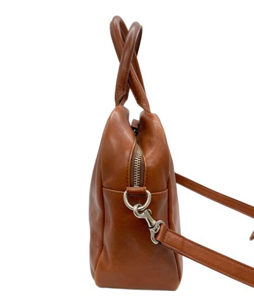 MARGARET HOWELL idea（マーガレット ハウエル アイディア）MARGARET HOWELL idea (マーガレット ハウエル アイディア) 2WAYレザーバッグ ブラウンの古着・服飾アイテム