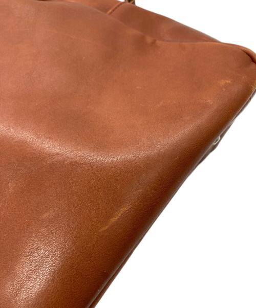 MARGARET HOWELL idea（マーガレット ハウエル アイディア）MARGARET HOWELL idea (マーガレット ハウエル アイディア) 2WAYレザーバッグ ブラウンの古着・服飾アイテム