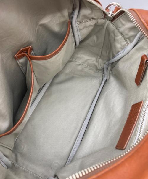 MARGARET HOWELL idea（マーガレット ハウエル アイディア）MARGARET HOWELL idea (マーガレット ハウエル アイディア) 2WAYレザーバッグ ブラウンの古着・服飾アイテム