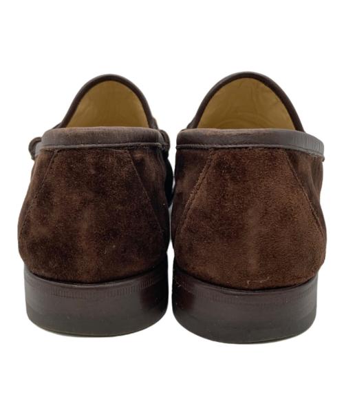 GUCCI（グッチ）GUCCI (グッチ) スエードホースビットローファー ブラウン サイズ:39の古着・服飾アイテム