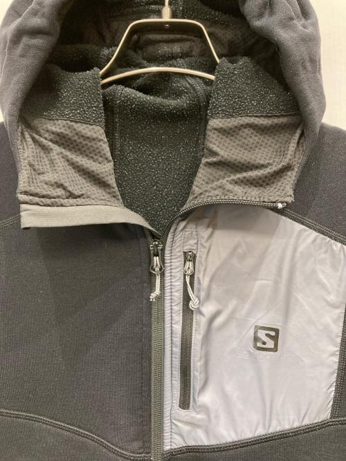 SALOMON（サロモン）SALOMON (サロモン) フリースジャケット ブラック サイズ:Lの古着・服飾アイテム