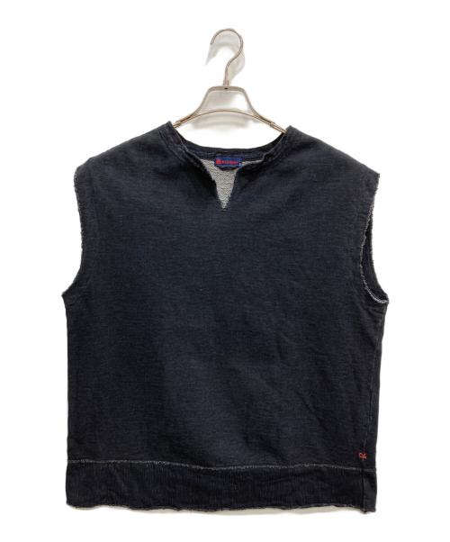 R BY 45rpm（アールバイフォーティファイブアールピーエム）R BY 45rpm (アールバイフォーティファイブアールピーエム) スウェットベスト インディゴ サイズ:3の古着・服飾アイテム