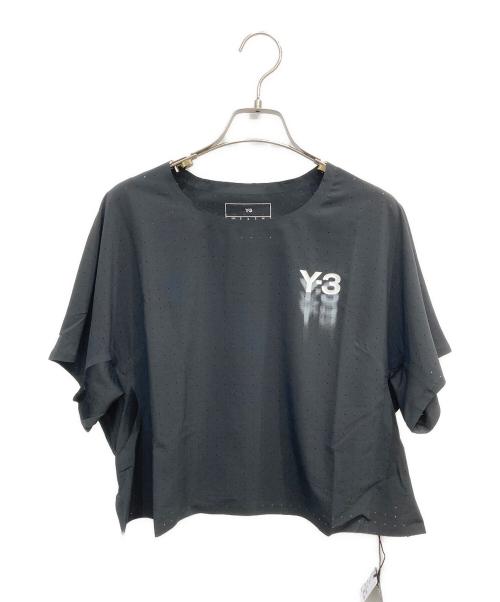 Y-3（ワイスリー）Y-3 (ワイスリー) RUNNING SHORT SLEEVE TEE ブラック サイズ:S 未使用品の古着・服飾アイテム