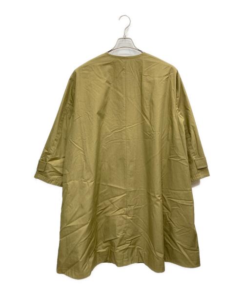 JOURNAL STANDARD（ジャーナルスタンダード）JOURNAL STANDARD (ジャーナルスタンダード) コットンナイロンギャバフレアコート カーキ サイズ:36 未使用品の古着・服飾アイテム