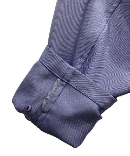 LE CIEL BLEU（ルシェルブルー）LE CIEL BLEU (ルシェルブルー) アシンメトリートレンチコート ブルー サイズ:Sの古着・服飾アイテム