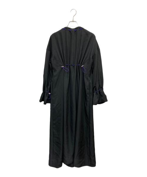 UN3D.（アンスリード）UN3D. (アンスリード) ドローストリングワンピース ブラック サイズ:36の古着・服飾アイテム