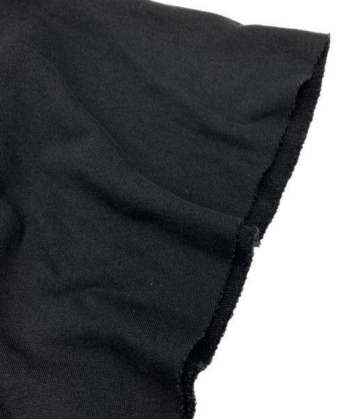 MM6 Maison Margiela（エムエムシックスメゾンマルジェラ）MM6 Maison Margiela (エムエムシックスメゾンマルジェラ) 切りっぱなしオーバーサイズパーカー ブラック サイズ:Mの古着・服飾アイテム