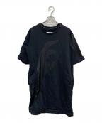 MM6 Maison Margielaエムエムシックスメゾンマルジェラ）の古着「スウェットワンピース」｜ブラック