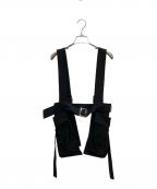 UN3D.アンスリード）の古着「サスペンダーボディーバッグベルト」｜ブラック