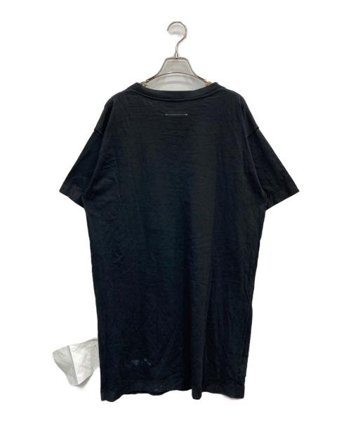 MM6 Maison Margiela（エムエムシックスメゾンマルジェラ）MM6 Maison Margiela (エムエムシックスメゾンマルジェラ) PRINTED OVERSIZE DRESS ブラック サイズ:Sの古着・服飾アイテム