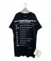 MM6 Maison Margiela（エムエムシックスメゾンマルジェラ）の古着「PRINTED OVERSIZE DRESS」｜ブラック