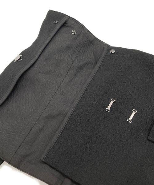 UN3D.（アンスリード）UN3D. (アンスリード) ワンショルダービスチェ ブラック サイズ:36の古着・服飾アイテム