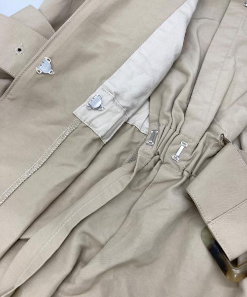 UN3D.（アンスリード）UN3D. (アンスリード) ロングビスチェ ベージュ サイズ:38の古着・服飾アイテム