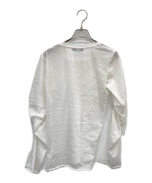 UN3D.（アンスリード）UN3D. (アンスリード) 長袖ブラウス ホワイト サイズ:FREEの古着・服飾アイテム