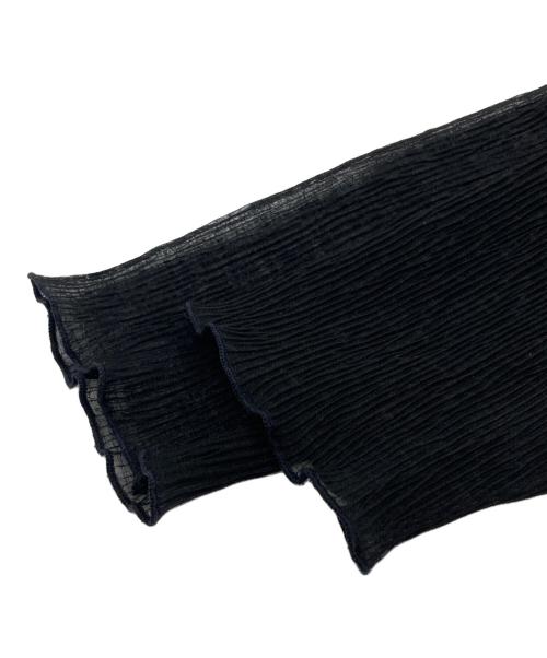 UN3D.（アンスリード）UN3D. (アンスリード) ハイネックシアーカットソー ブラック サイズ:FREEの古着・服飾アイテム