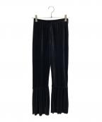 UN3D.アンスリード）の古着「リブパンツ」｜ブラック