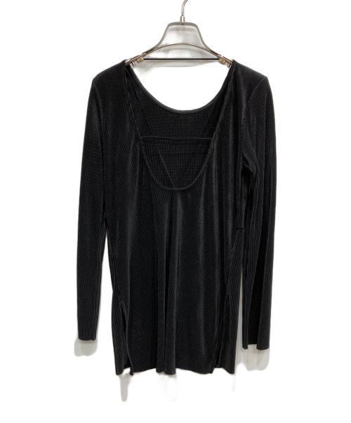 UN3D.（アンスリード）UN3D. (アンスリード) カットソー ブラック サイズ:Fの古着・服飾アイテム