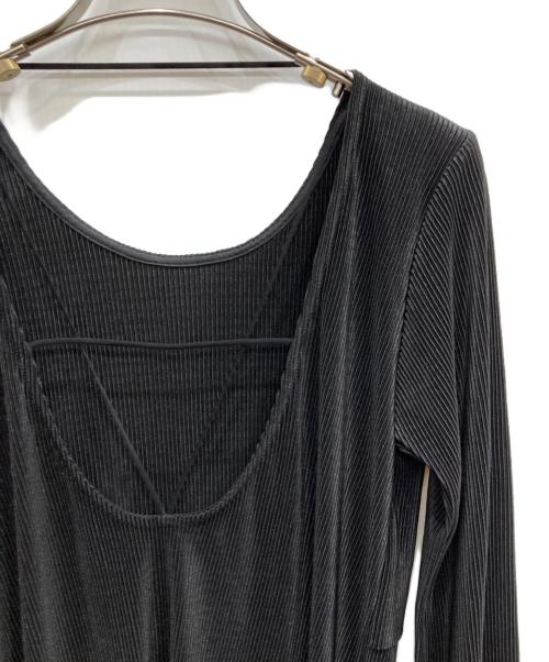 UN3D.（アンスリード）UN3D. (アンスリード) カットソー ブラック サイズ:Fの古着・服飾アイテム