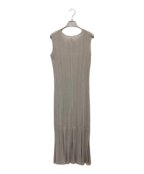 PLEATS PLEASE（プリーツプリーズ）PLEATS PLEASE (プリーツプリーズ) プリーツワンピース グレー サイズ:4の古着・服飾アイテム