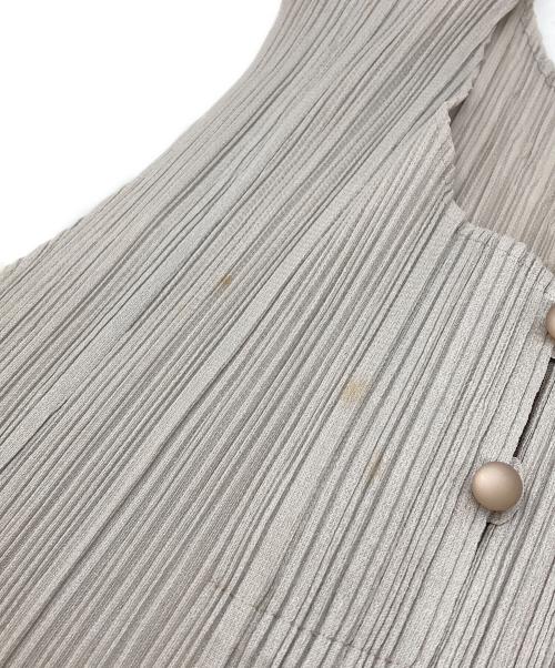 PLEATS PLEASE（プリーツプリーズ）PLEATS PLEASE (プリーツプリーズ) プリーツワンピース グレー サイズ:4の古着・服飾アイテム