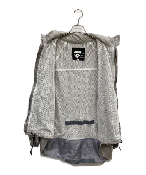 A BATHING APE（ア ベイシング エイプ）A BATHING APE (ア ベイシング エイプ) ナイロンジャケット グレー サイズ:表記なしの古着・服飾アイテム