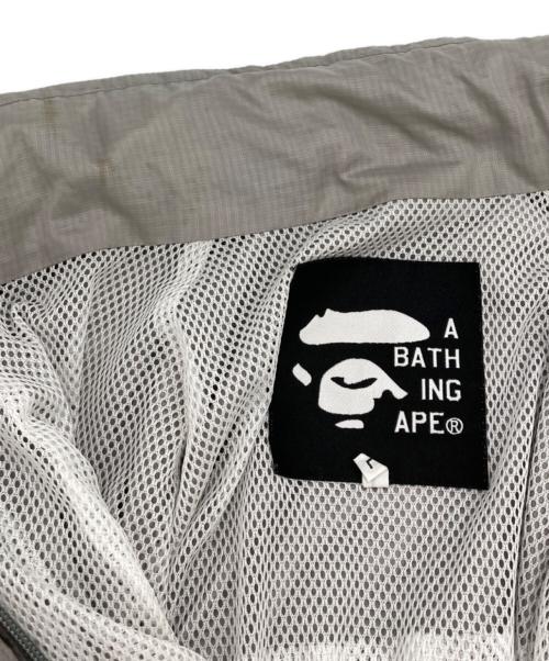 A BATHING APE（ア ベイシング エイプ）A BATHING APE (ア ベイシング エイプ) ナイロンジャケット グレー サイズ:表記なしの古着・服飾アイテム