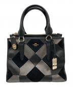 COACHコーチ）の古着「クロスビー キャリーオール ハンドバッグ」｜ブラック