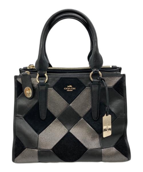 COACH（コーチ）COACH (コーチ) クロスビー キャリーオール ハンドバッグ ブラック サイズ:表記なしの古着・服飾アイテム