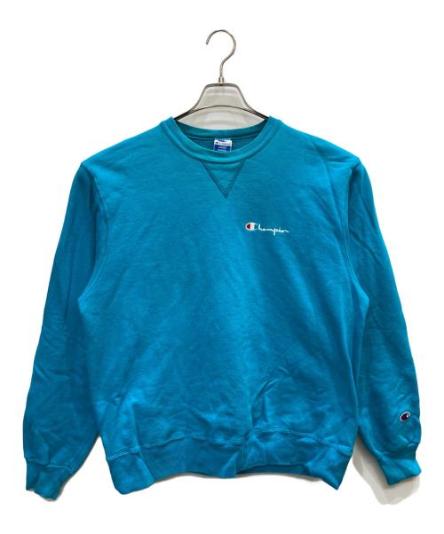 Champion（チャンピオン）Champion (チャンピオン) 90~00s 前Vスウェット ティファニーブルー サイズ:LARGEの古着・服飾アイテム