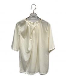 THINGS THAT MATTER（シングスザットマター）の古着「SHEER T-BLOUSE WITH CHAIN」｜アイボリー
