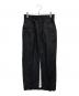 JANE SMITH（ジェーンスミス）の古着「COTTON SILK HERRINGBONE COMBINATION SLIT SKIRT」｜ブラック