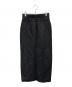 JANE SMITH (ジェーンスミス) COTTON SILK HERRINGBONE COMBINATION SLIT SKIRT ブラック サイズ:36 未使用品：12000円
