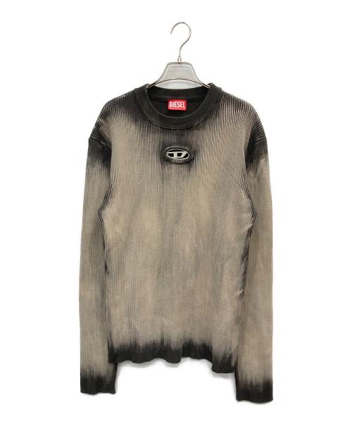 DIESEL（ディーゼル）DIESEL (ディーゼル) K-Darin ニット ブラウン サイズ:XLの古着・服飾アイテム